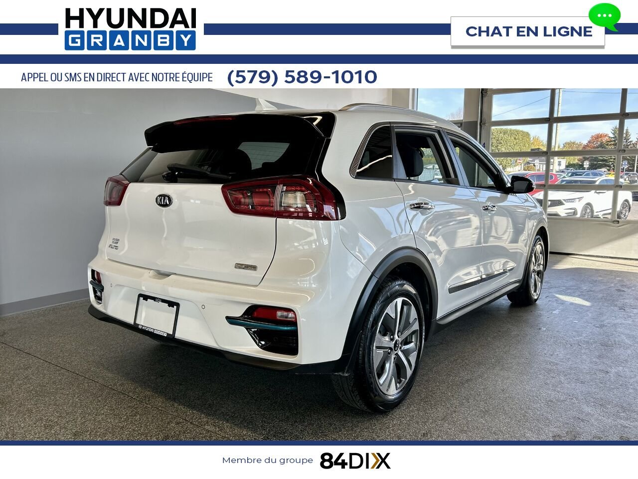 Kia Niro électrique 2019 Blanc Granby - photo #6