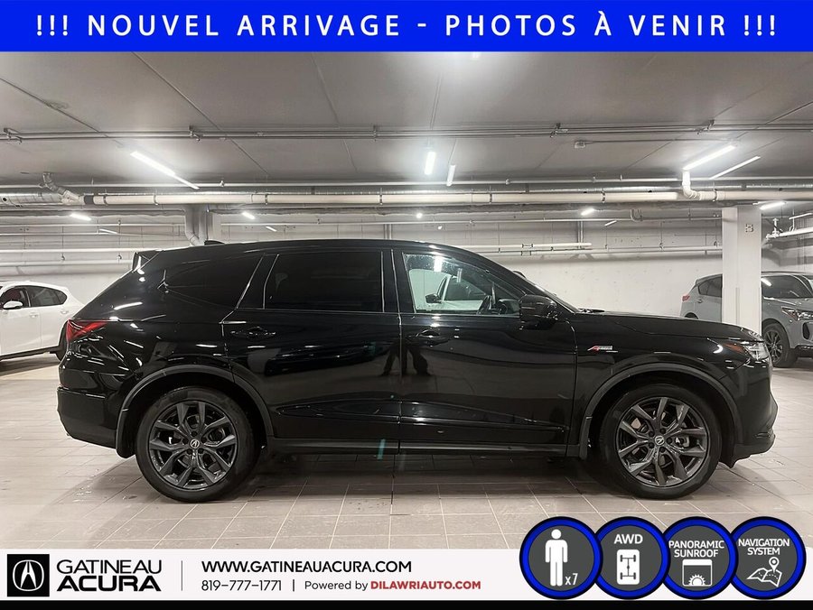 Acura MDX *** UN PROPRIO + CLEAN CARFAX *** 2024 Noir