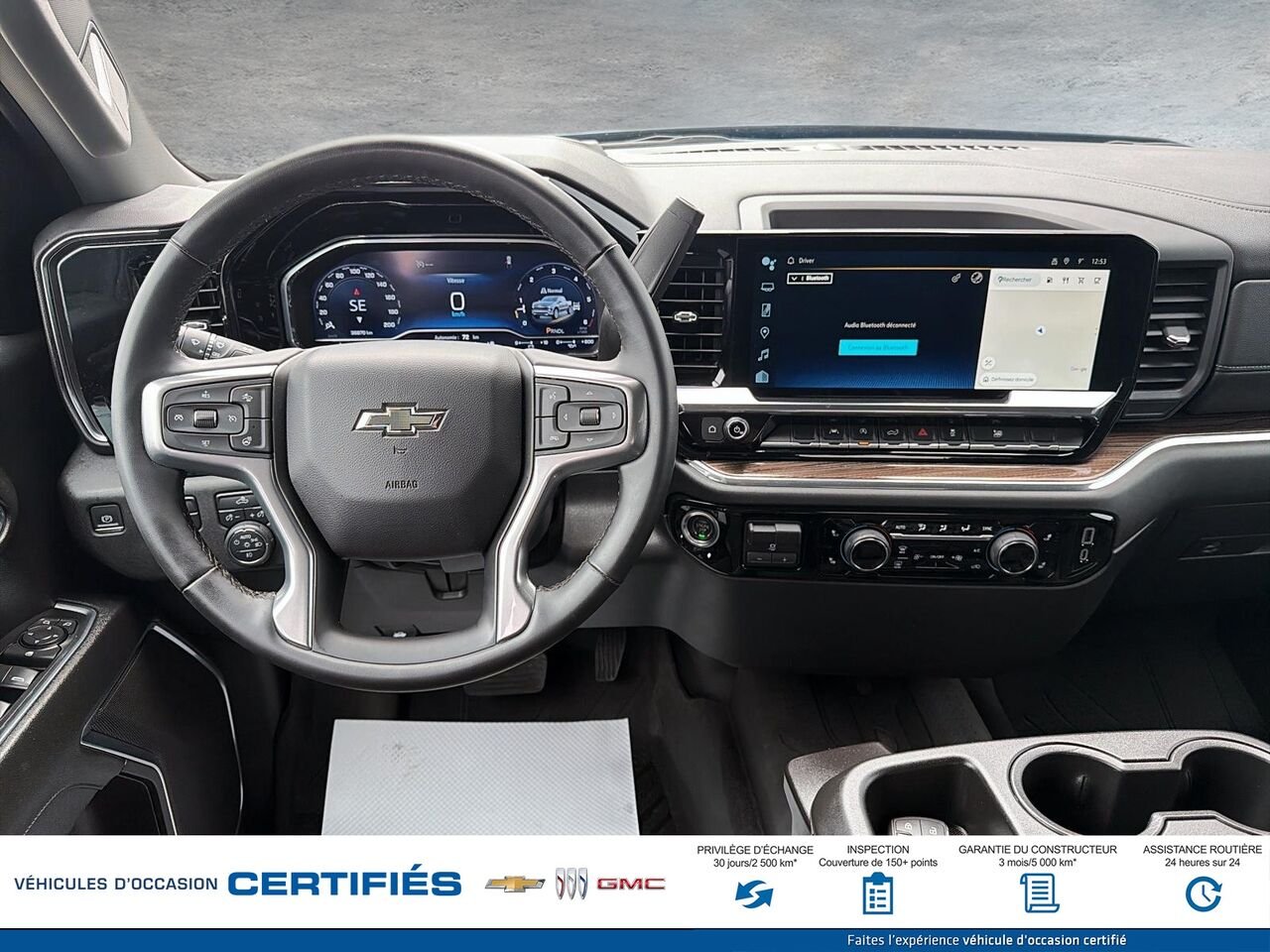 CHEVROLET SILVERADO RST cabine multiplace 4RM 157 po 2024 Bleu Montmagny - photo #7