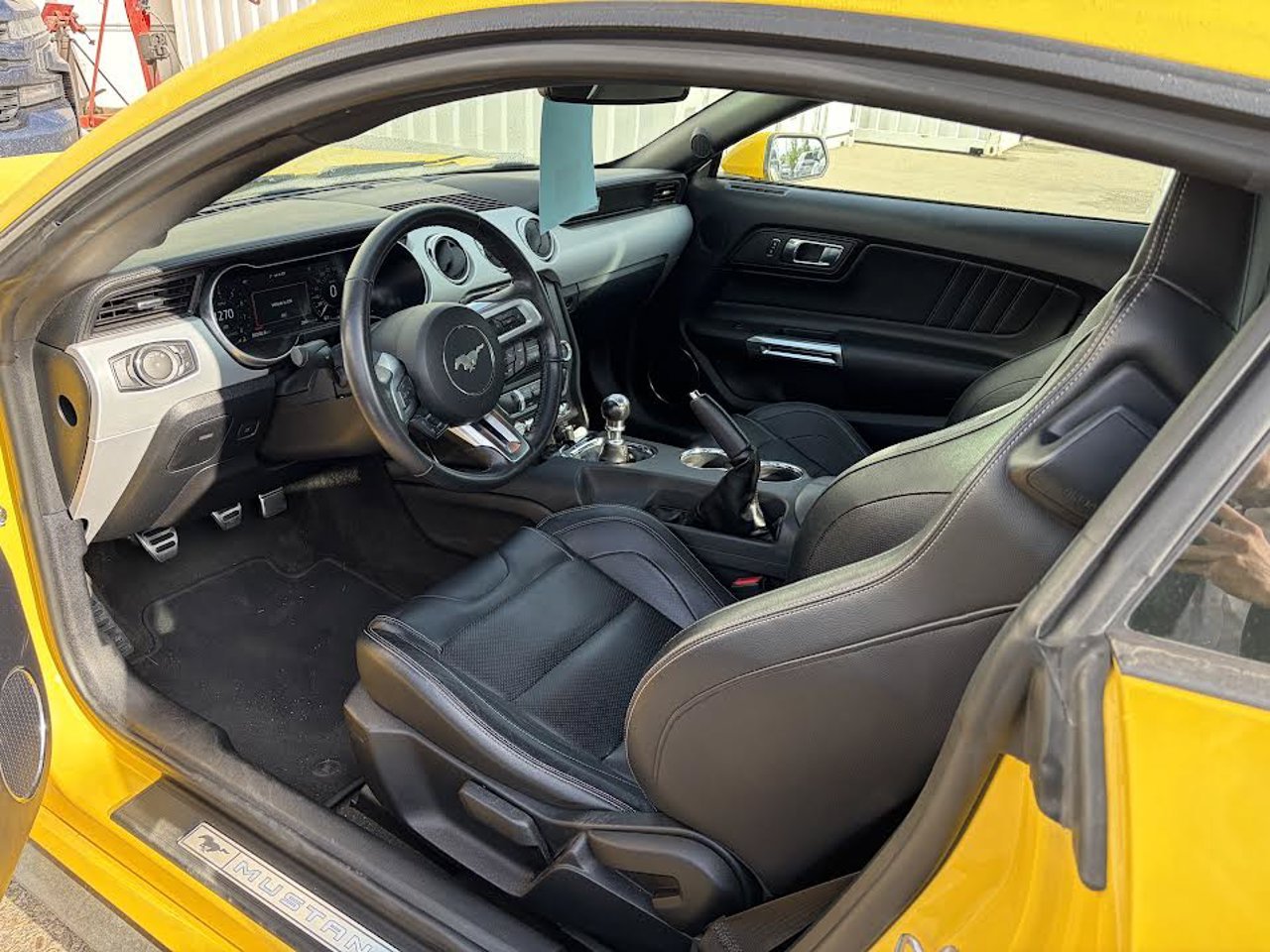 2015 Ford Mustang 2dr Fastback GT Premium Yellow Sherwood Park - photo #5