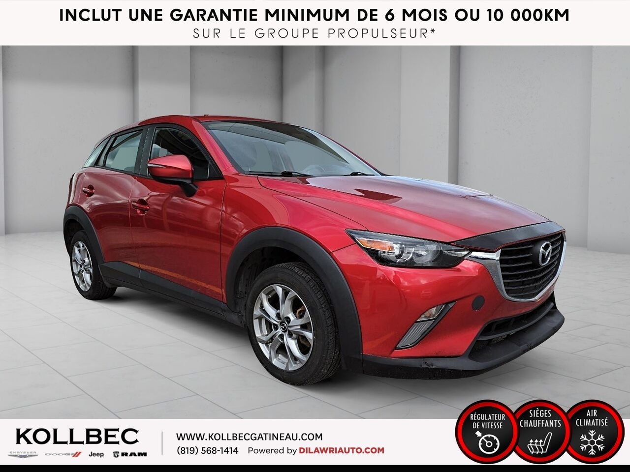 2016 MAZDA CX-3 GS FWD Red Ottawa & Gatineau - photo #12