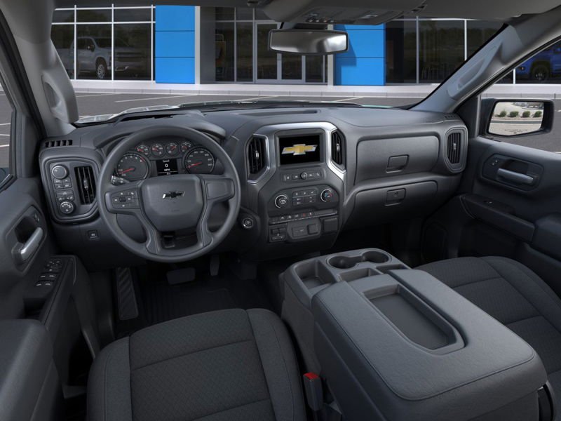 CHEVROLET SILVERADO 1500 Custom cabine double 4RM 147 po 2026 Gris Sherbrooke - photo #14