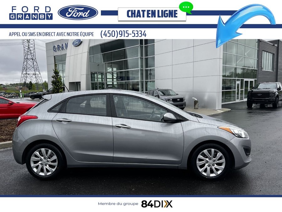 Hyundai Elantra GT Voiture à hayon, 5 portes, boîte automatique GL 2015 Argent