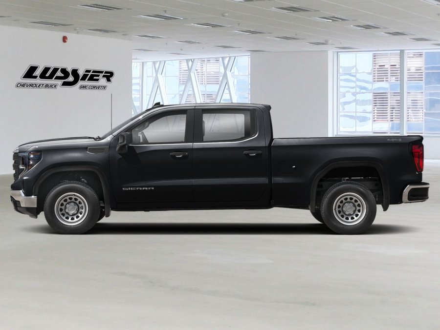 GMC Sierra 1500 Pro cabine multiplace 4RM 157 po 2026 Noir onyx