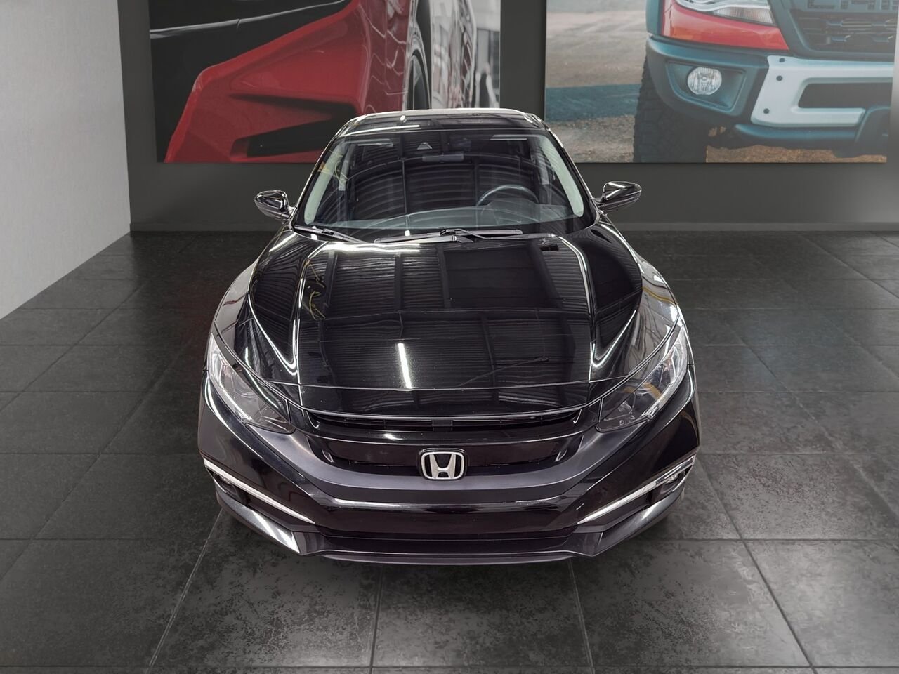 2020 HONDA CIVIC BERLINE LX Black Saint-Hyacinthe - photo #1