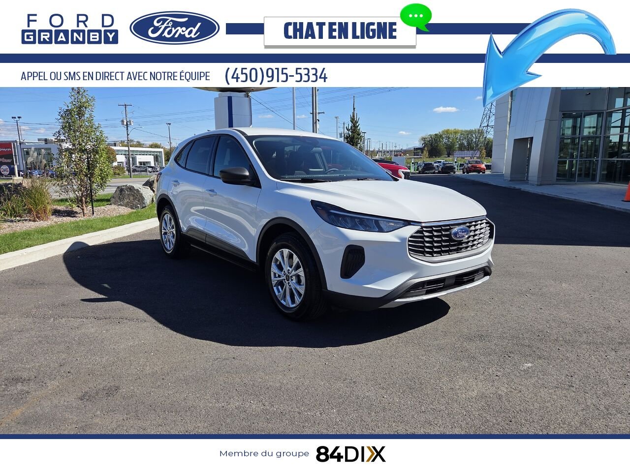 Ford Escape 2025 Blanc Granby - photo #0