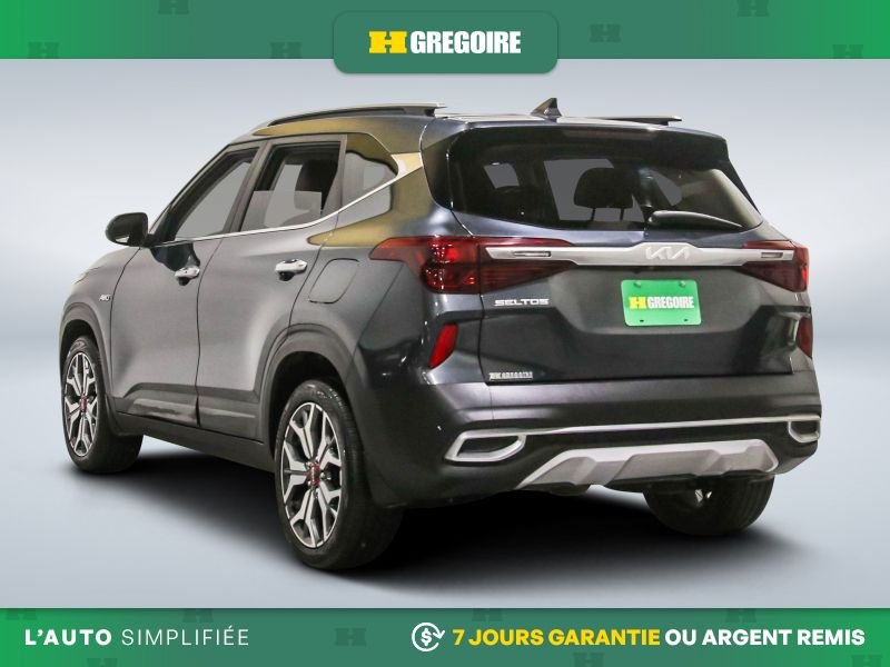 Kia Seltos 720583A | SX Turbo AWD AUTO AC CUIR TOIT NAV MAGS CAM RECUL 2023 Gris Laval - photo #5