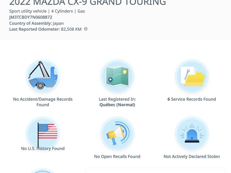 2022 Mazda CX-9 2022 Grey