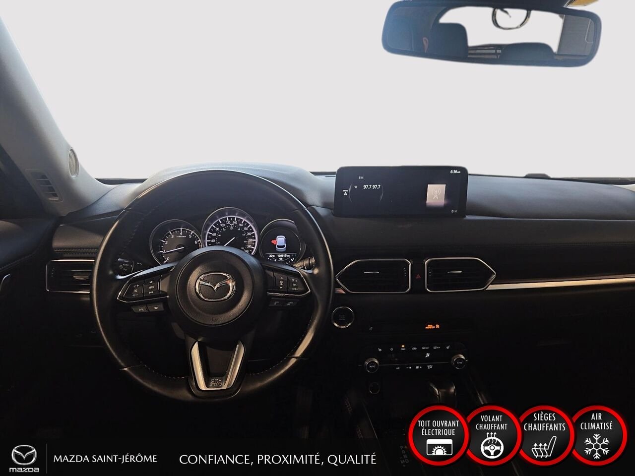 Mazda CX-5 Édition Kuro | CUIR | TOIT OUVRANT | AWD | 2021 Gris Saint-Jérôme - photo #21