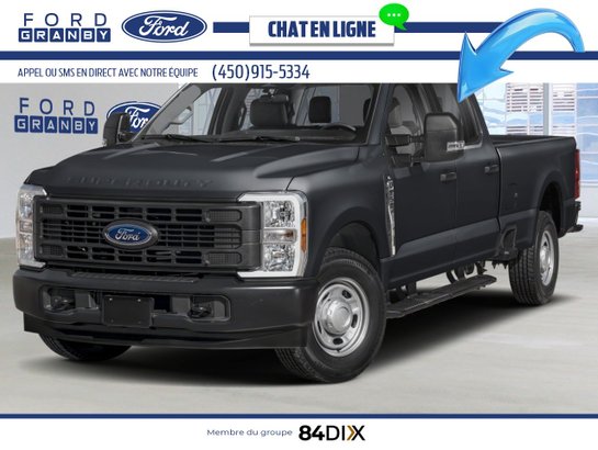 Ford Super Duty F-250 SRW XL cabine 6 places 4RM caisse de 8 pi 2026 Noir agate métallisé