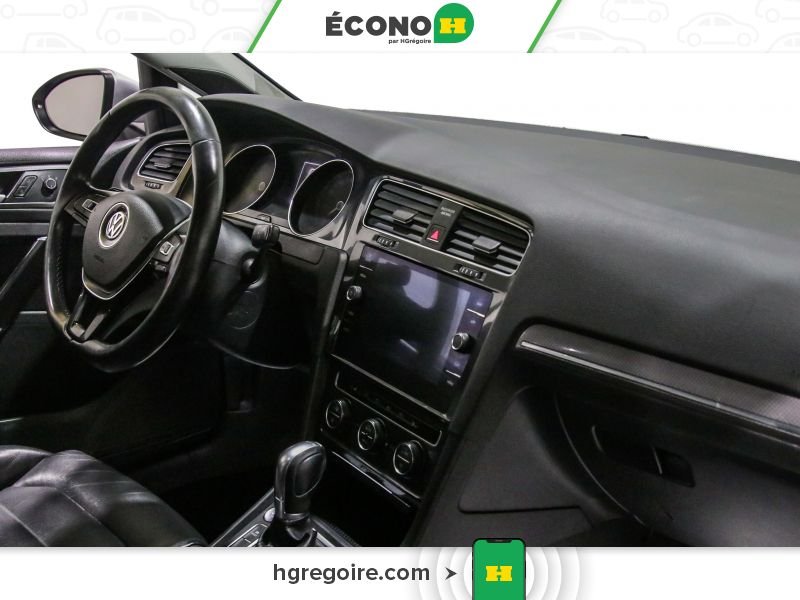 Volkswagen Golf 725356 | AWD AUTO AC CUIR TOIT NAV GR ELEC MAGS CAM RECUL B 2018 Blanc Laval - photo #23