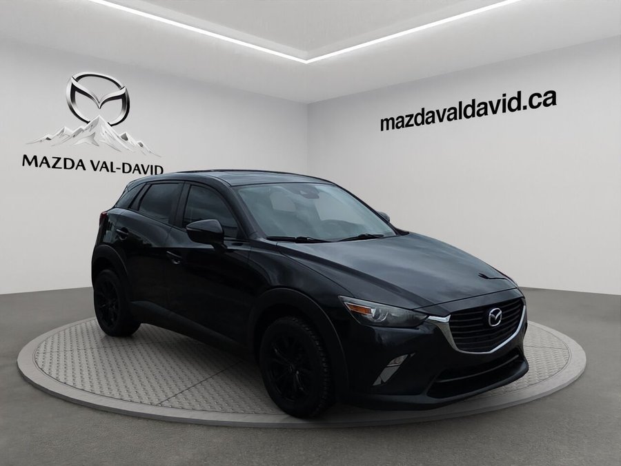 Mazda CX-3 GS TI BA, bluetooth, Volant chauffant, Paddle shift 2018 Noir