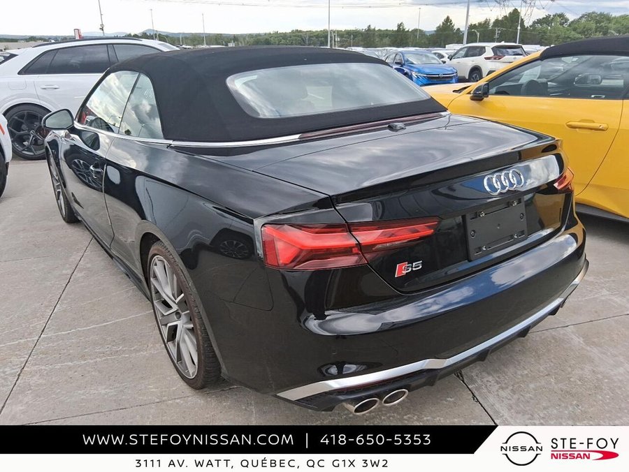 Audi S5 cabriolet S6723 2022 Noir