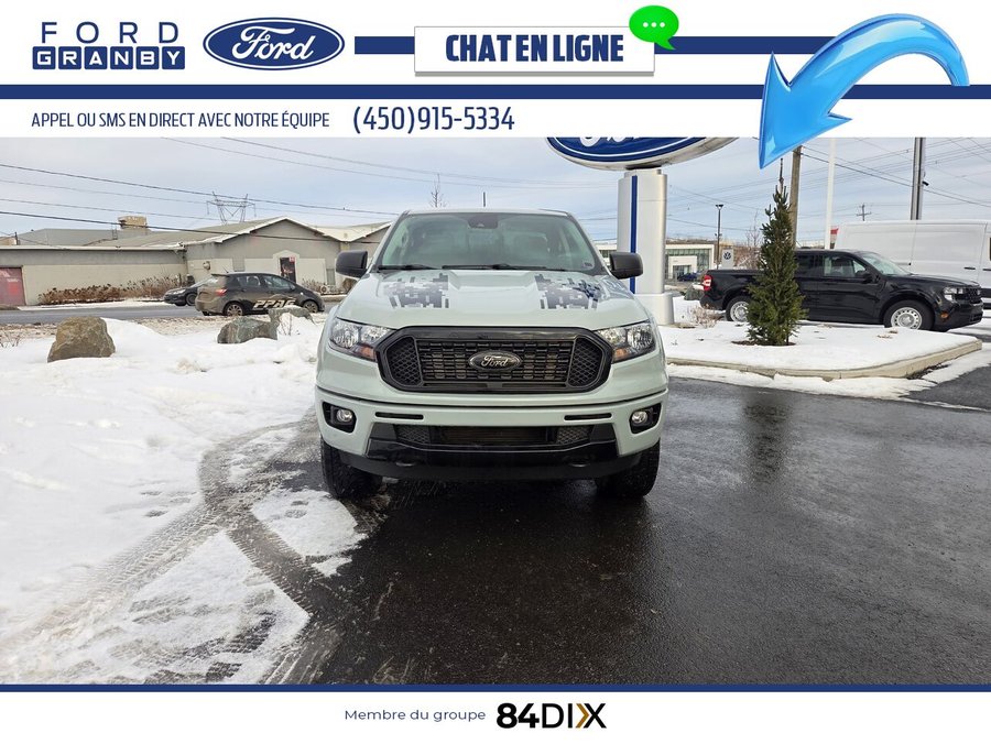 Ford Ranger XLT SuperCrew 4RM caisse de 5 pi 2023 Gris