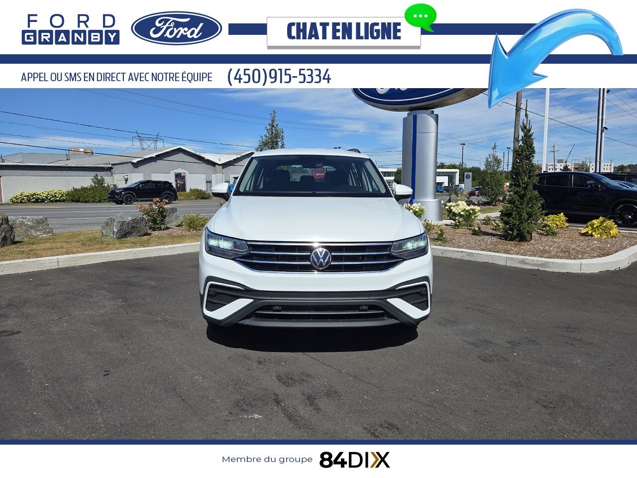 Volkswagen Tiguan 2023 Blanc Granby - photo #1
