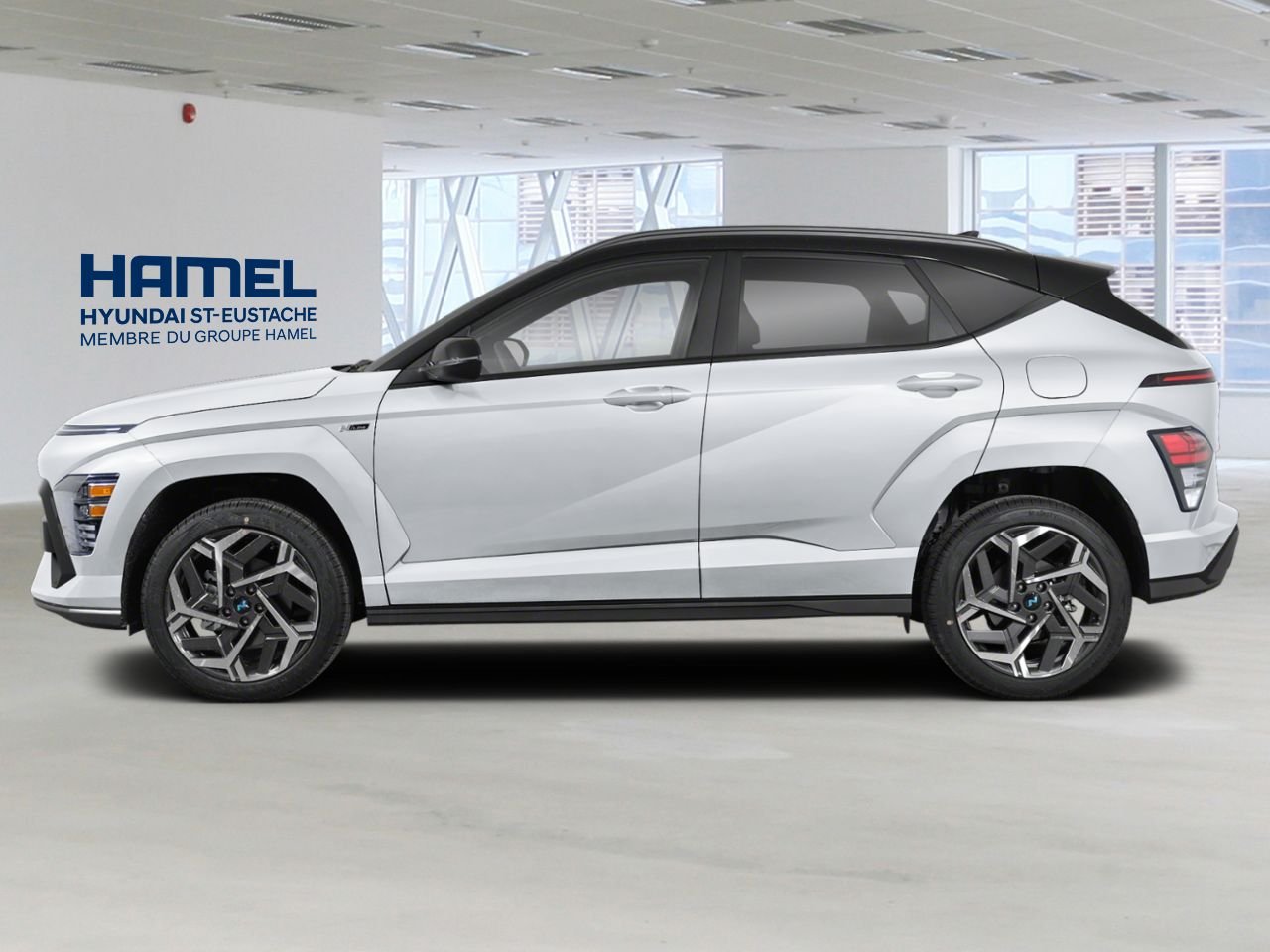 HYUNDAI Kona 2026 Blanc Atlas avec toit Noir abyssal Saint-Eustache - photo #1