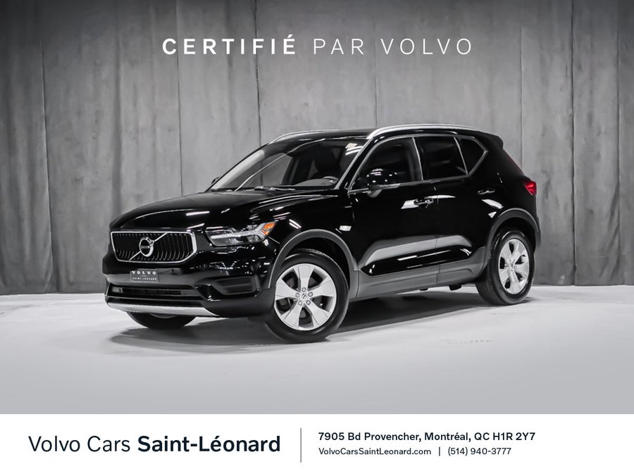 Volvo XC40 T4 MOMENTUM CLIMATE 2022 NOIR SOLID
