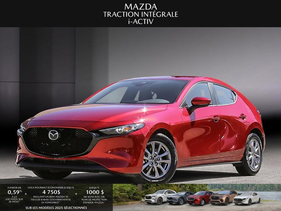 Mazda Mazda3 Sport 2025 2025 Rouge vibrant cristal métallisé