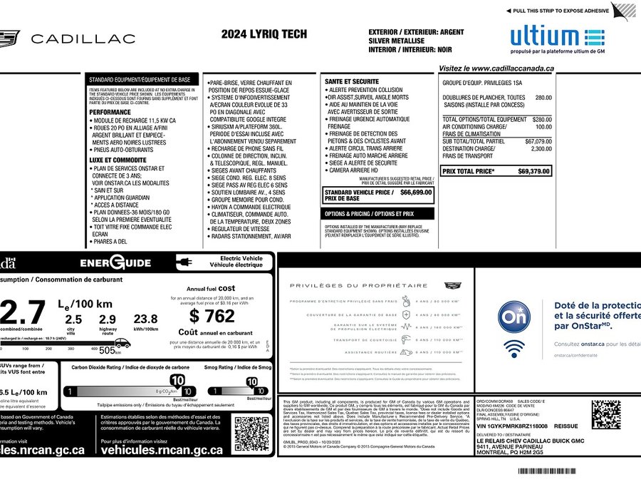 Cadillac LYRIQ 2024 2024 Gris