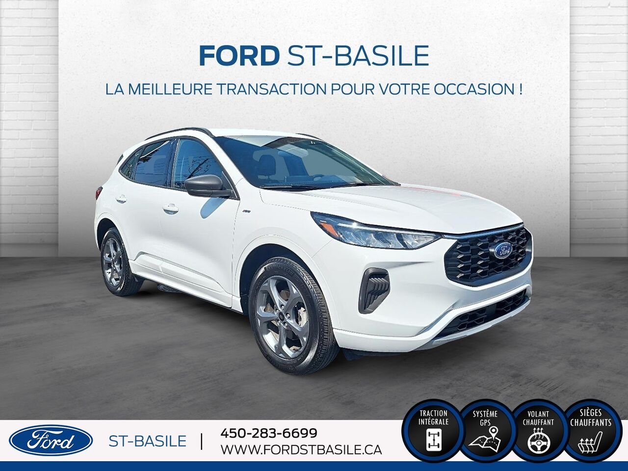 Ford Escape 2023 Blanc Saint-Basile-le-Grand - photo #8