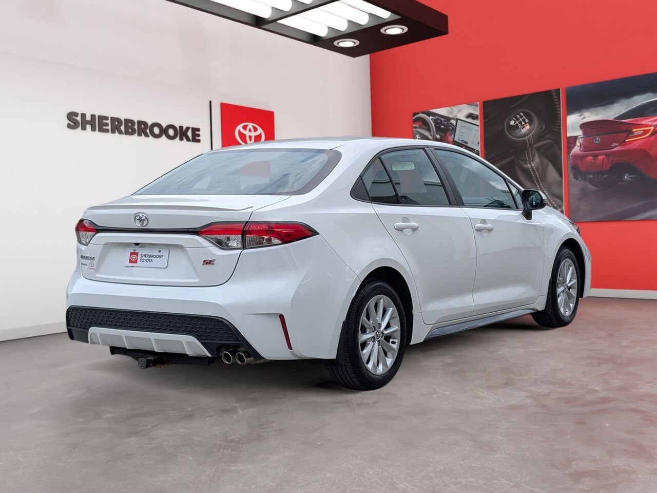 Toyota Corolla SE/SIÈGES CHAUFFANTS/AC/CAMÉRA DE RECUL/BLUETOOTH 2022 Blanc Sherbrooke - photo #2