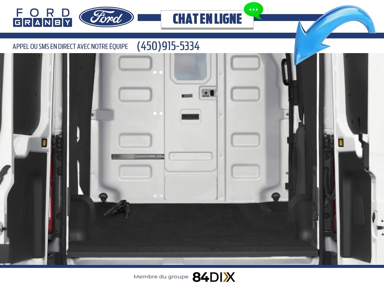2025 Ford E-Transit Cargo Van Agate Black Metallic Granby - photo #9