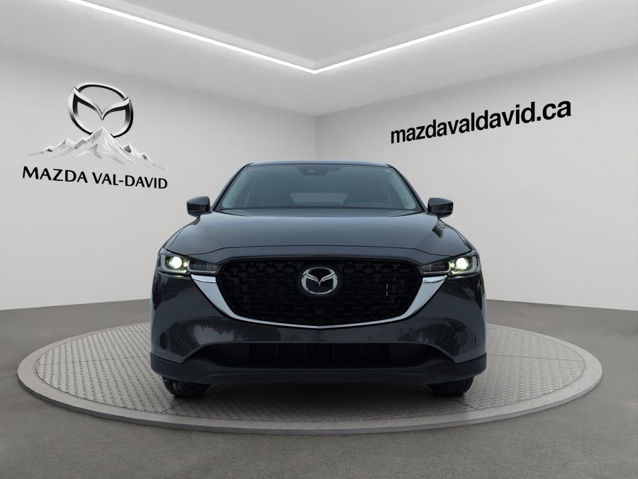 2025 Mazda CX-5 Gs, awd, Toit ouvrant, volant et rétroviseurs chauffants, hayon électrique Polymetal Metallic