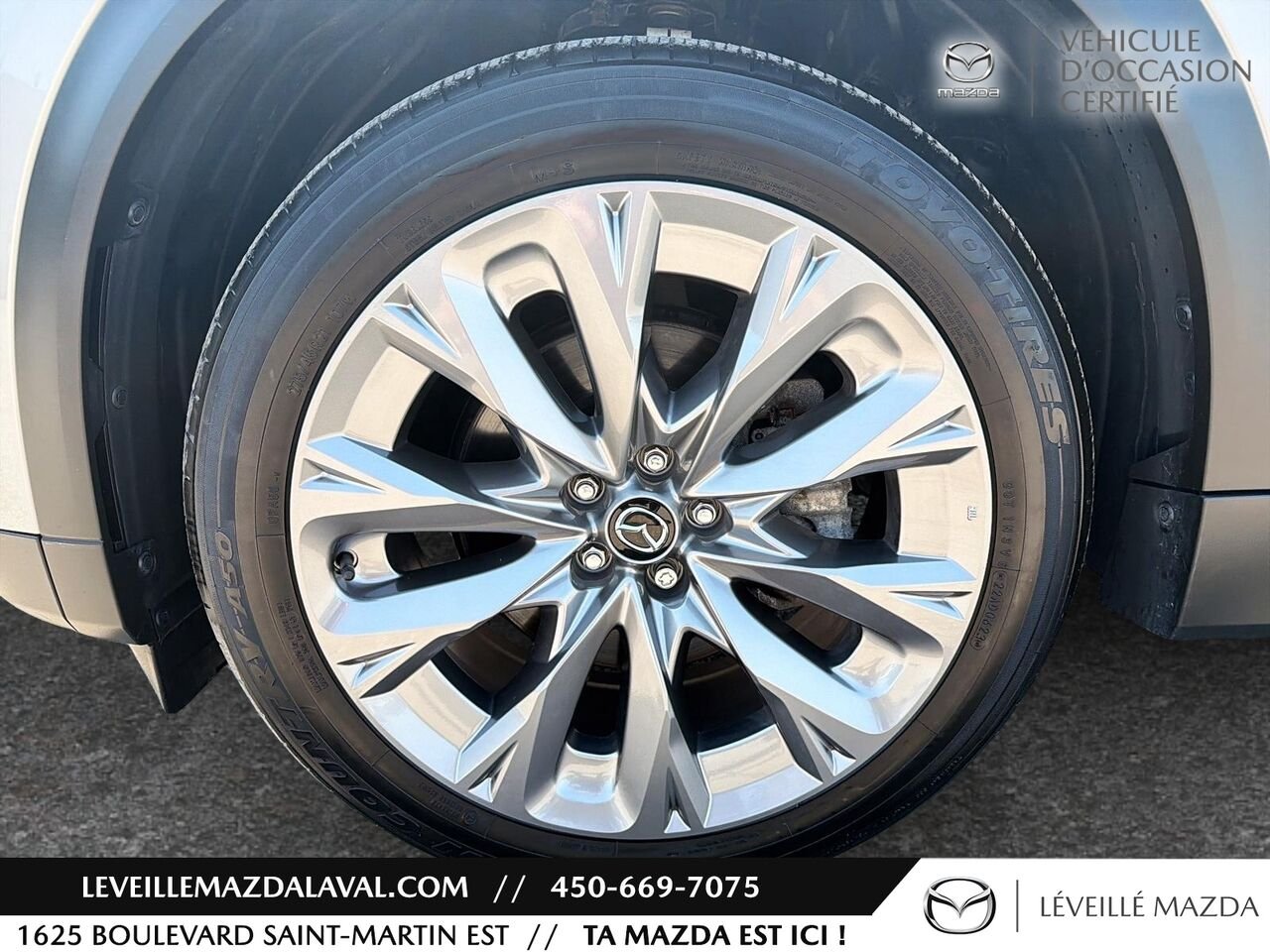 Mazda CX-90 hybride léger GT TI 2024 gray Laval - photo #8