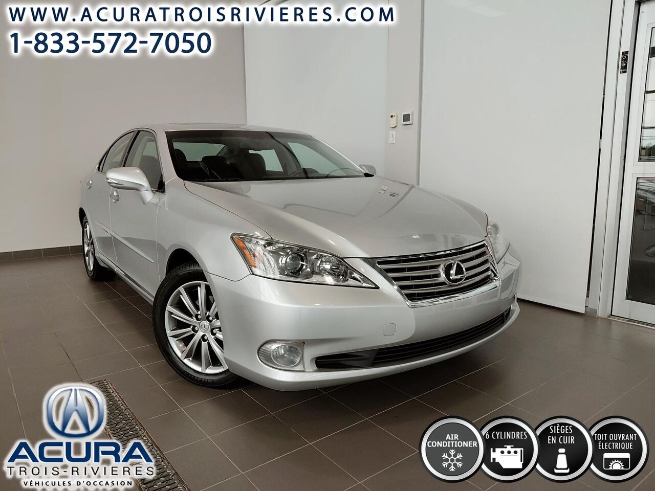 Silver 2011 Lexus ES Sedan Front-Wheel Drive Automatic