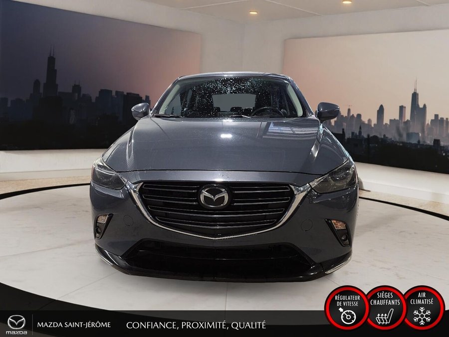 Mazda CX-3 GT | AWD | TOIT OUVRANT | CUIR | 2022 Bleu