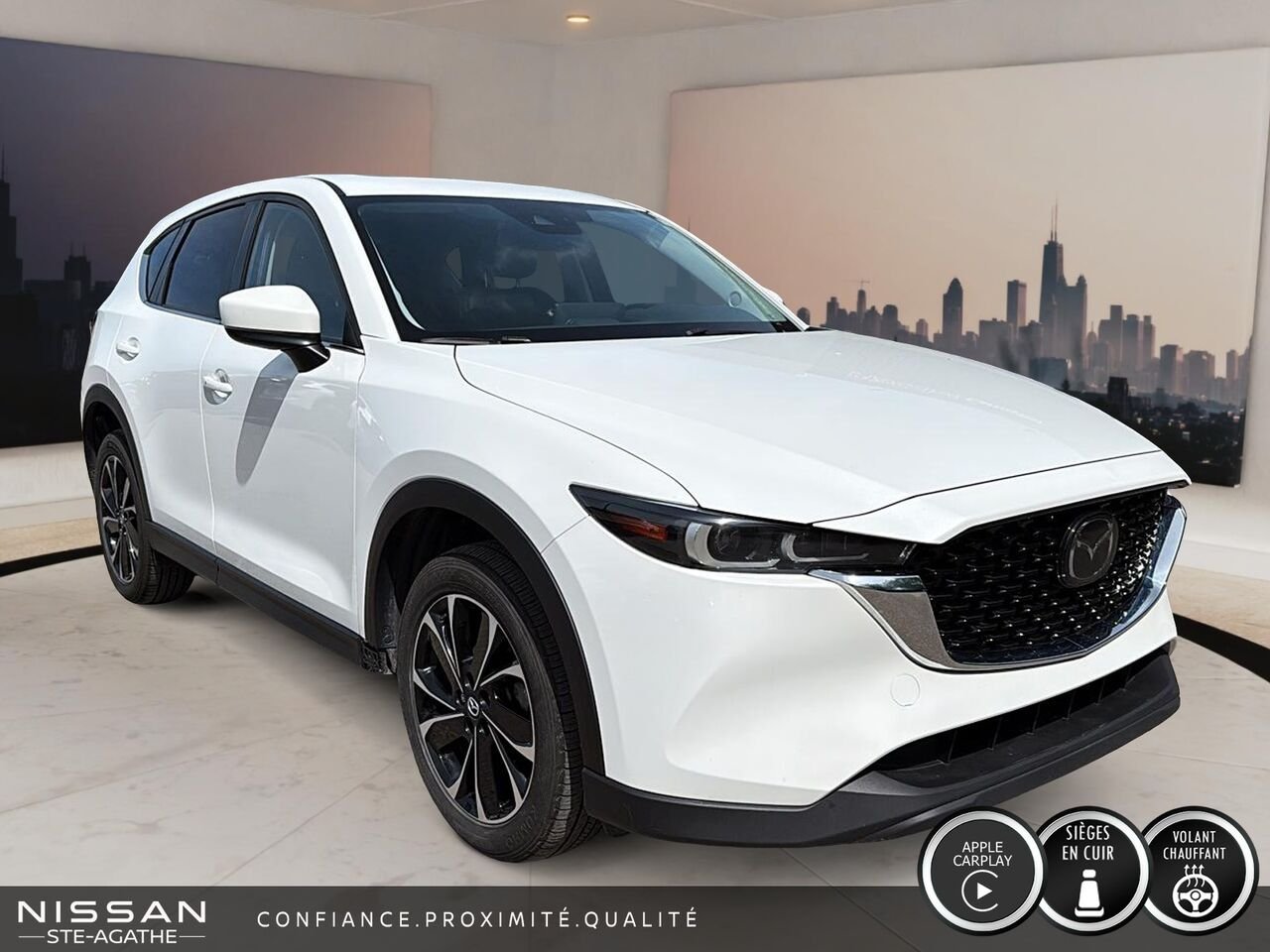 2022 Mazda CX-5 White Sainte-Agathe-des-Monts - photo #2