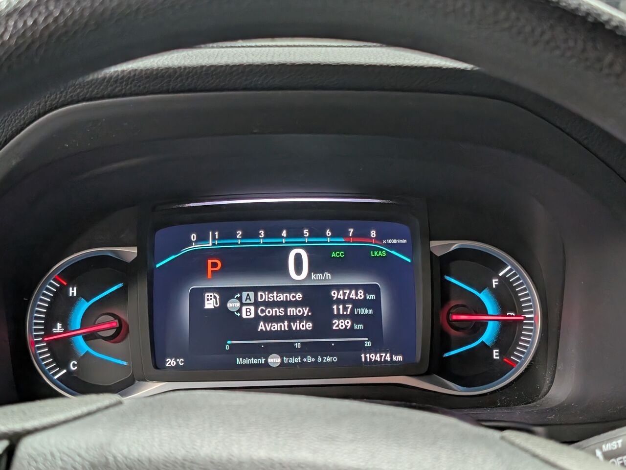 Honda Pilot LX/SIÈGES CHAUFFANTS/CAMÉRA DE RECUL/BLUETOOTH/AC/VITRES ÉLECTRIQUES 2021 Noir Sherbrooke - photo #15