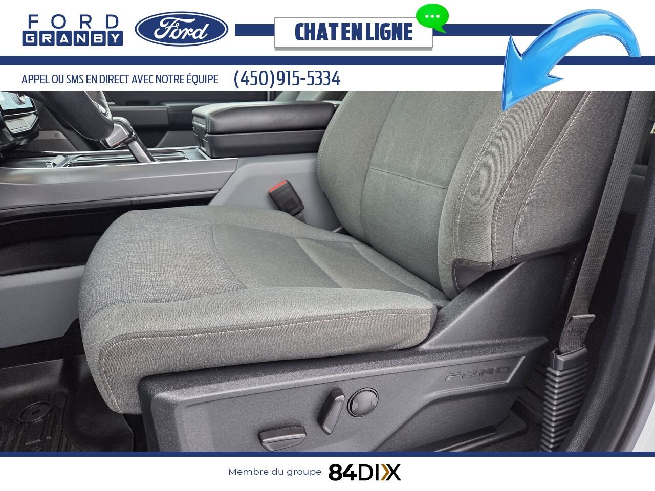 Ford F-150 Lightning 2024 Blanc Granby - photo #19