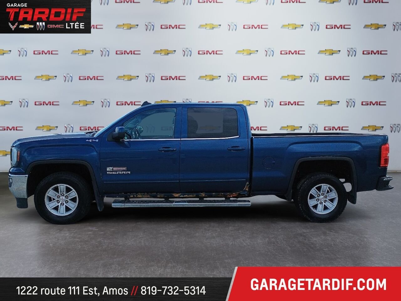 GMC SIERRA 4RM, CAISSE 46238A 2016 Bleu Amos - photo #4