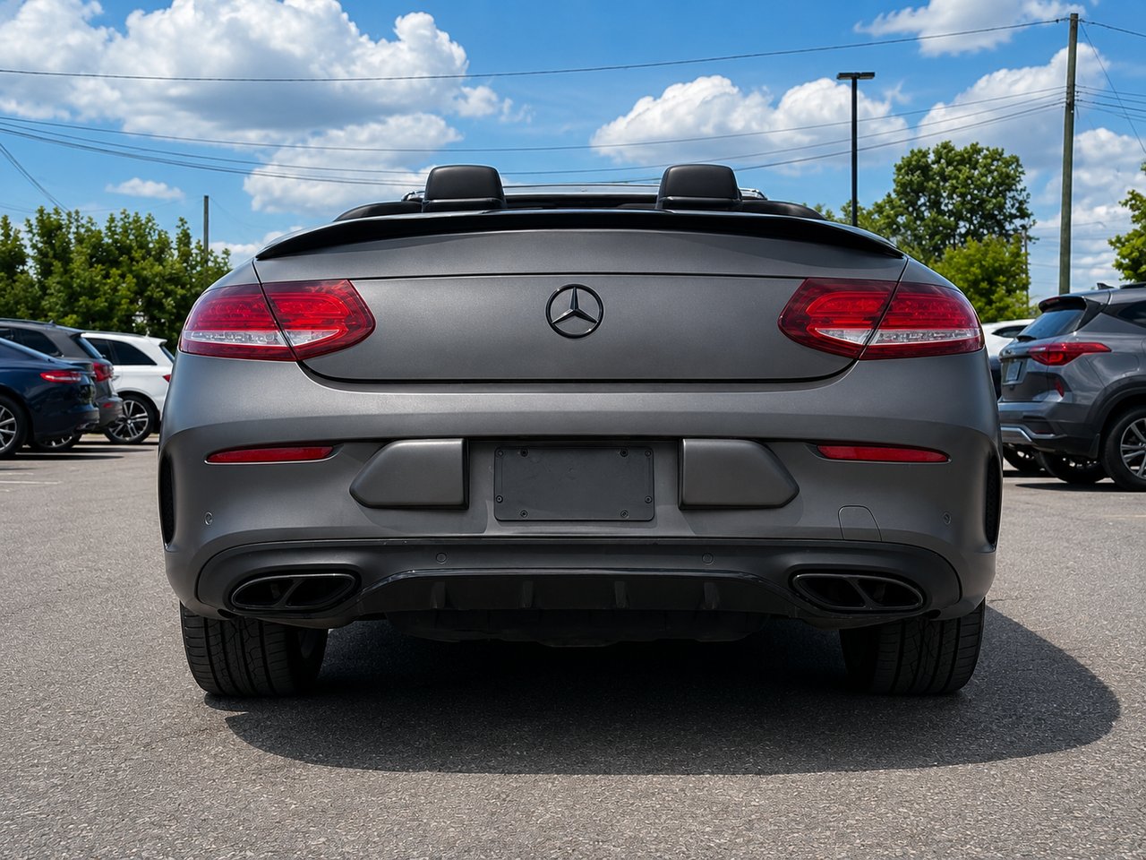Mercedes-Benz C43 AMG Convertible 2018 Gris Granby - photo #5