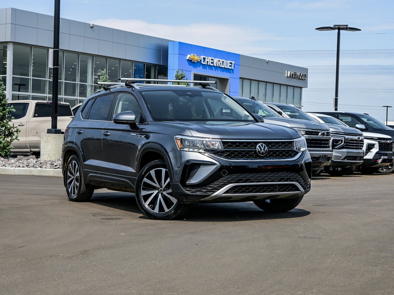 2023 Volkswagen Taos Comfortline 4MOTION *Ltd Avail* Grey Sherwood Park - photo #1