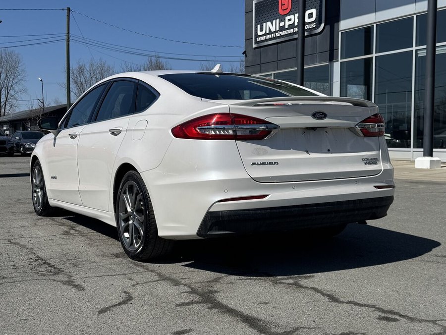 Ford Fusion hybride Titanium 2019 2019 Blanc