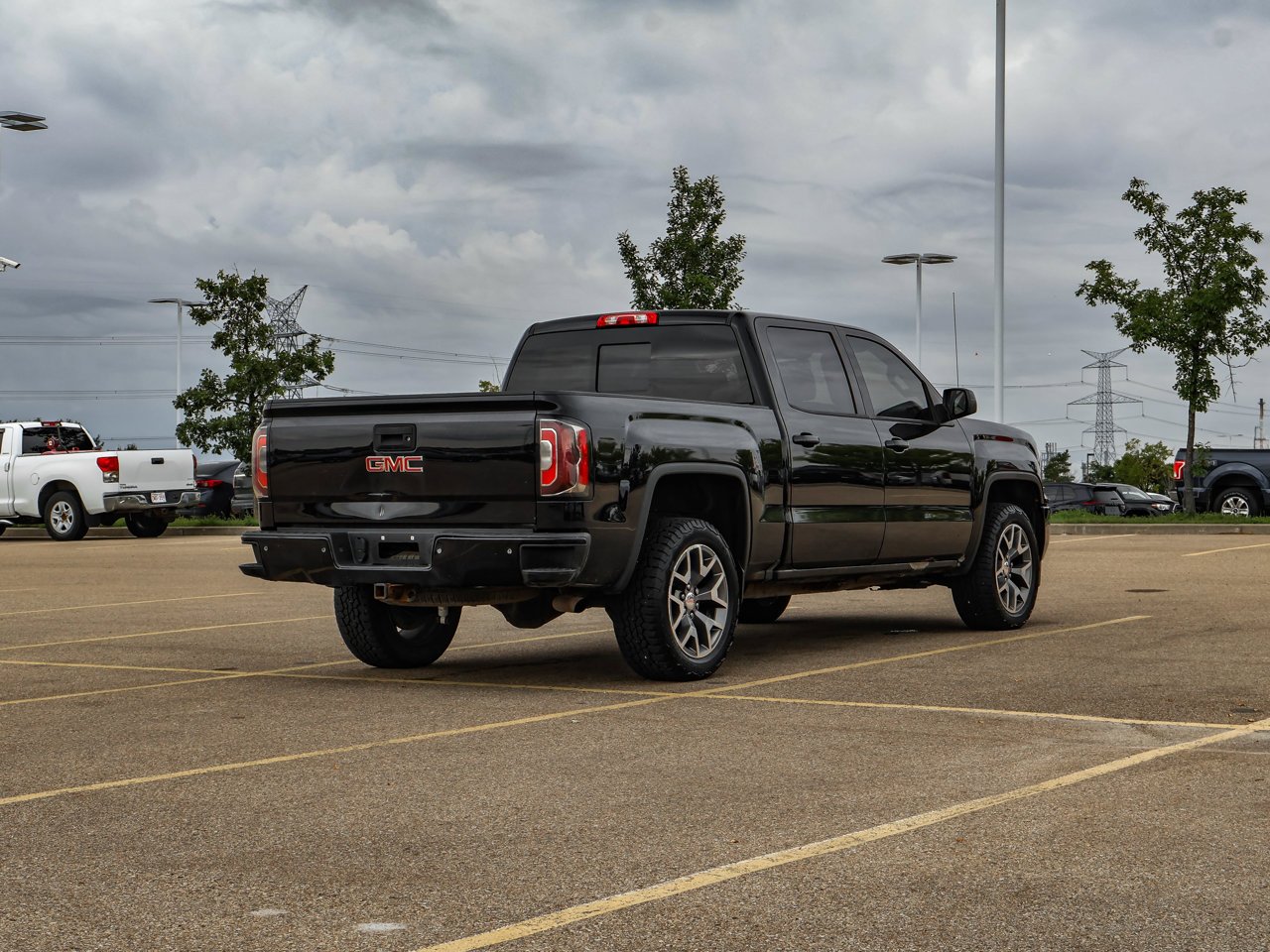 2016 GMC Sierra 1500 4WD Crew Cab 143.5 SLT Black Sherwood Park - photo #7