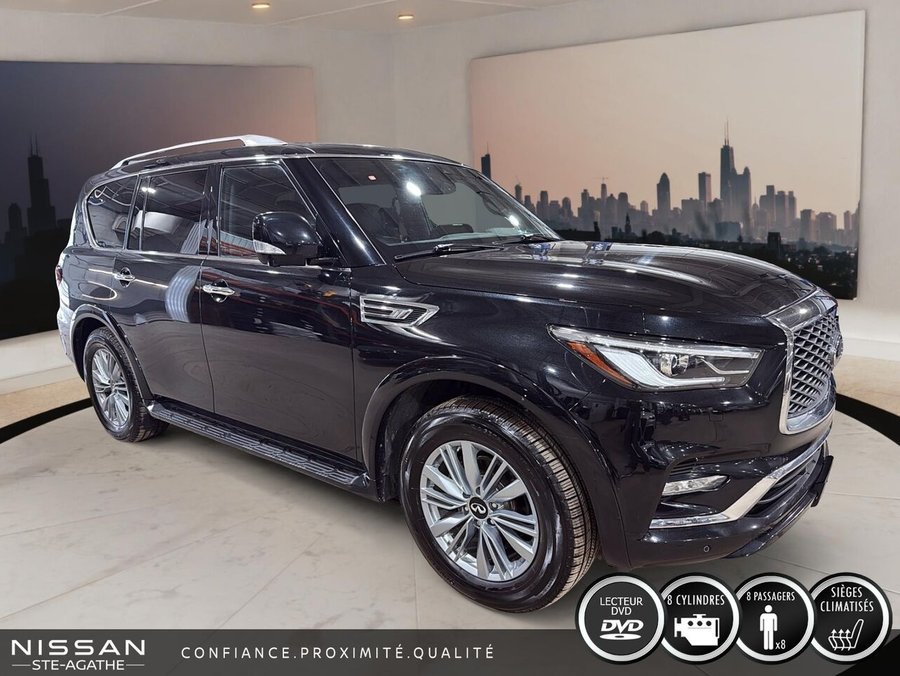 INFINITI QX80 LUXE 8 places 2024 Noir