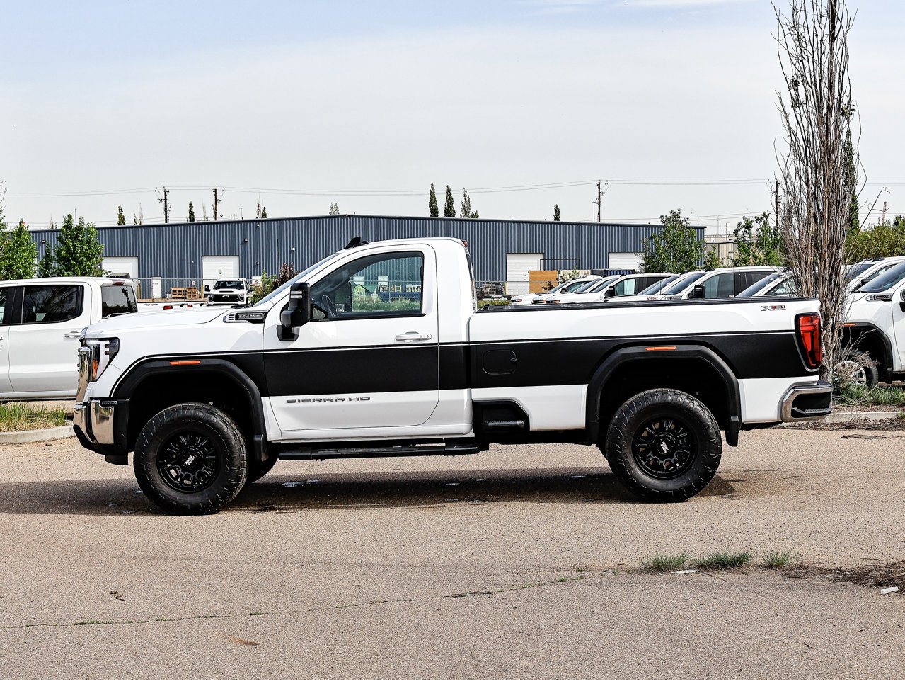 2024 GMC Sierra 3500HD 4WD Reg Cab 142 SLE White Sherwood Park - photo #9