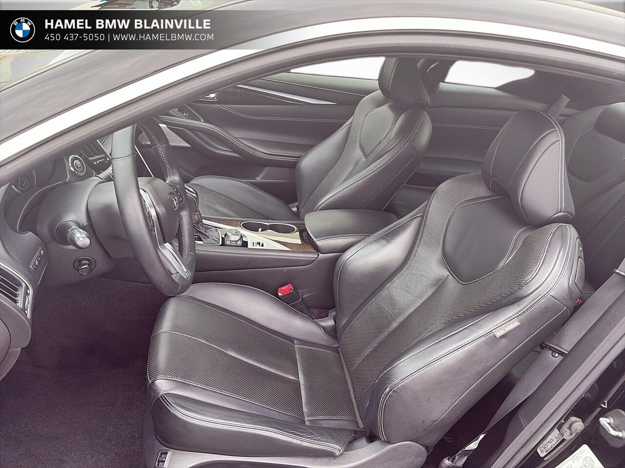 2017 INFINITI Q60 3.0t coupé 2 portes Black Blainville - photo #8