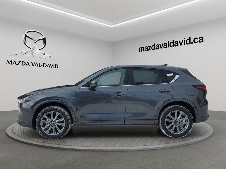 Mazda CX-5 GT, awd, toit ouvrant, Navigation, chargeur sans fil pour cellulaire 2025 Gris polymétal métallisé