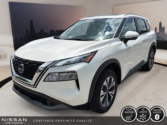 Nissan Rogue SV TI avec ensemble toit ouvrant 2023 Blanc