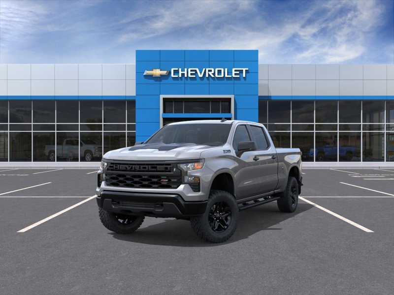 CHEVROLET Silverado 1500 Custom Trail Boss cabine multiplace 4RM 157 po 2026 GRIS STERLING METALLISE Gatineau - photo #7