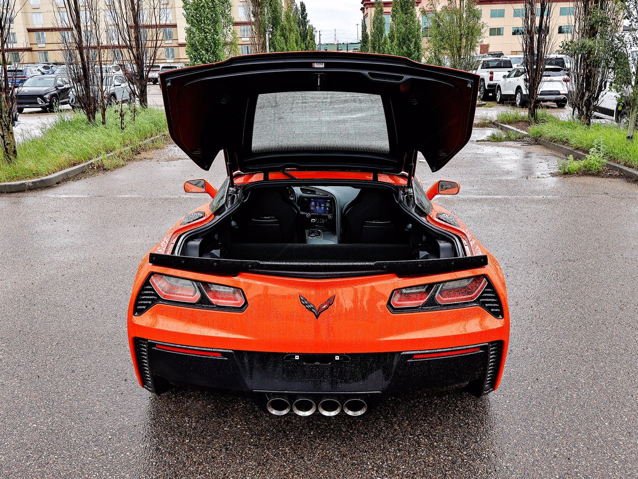 2019 Chevrolet Corvette 2dr Z06 Cpe w/1LZ Orange Sherwood Park - photo #14