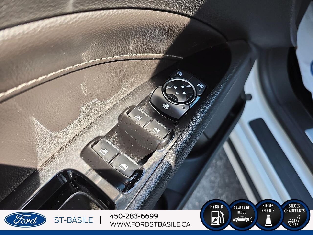2015 Ford FUSION HYBRIDE White Saint-Basile-le-Grand - photo #20
