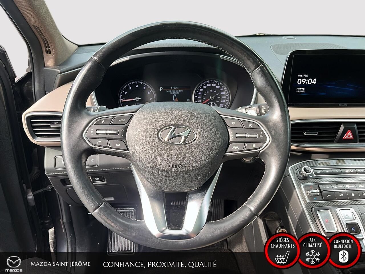 Hyundai Santa Fe Preferred TI avec ensemble Trend | TOIT PANO | CUIR | AWD | 2023 Gris Saint-Jérôme - photo #13