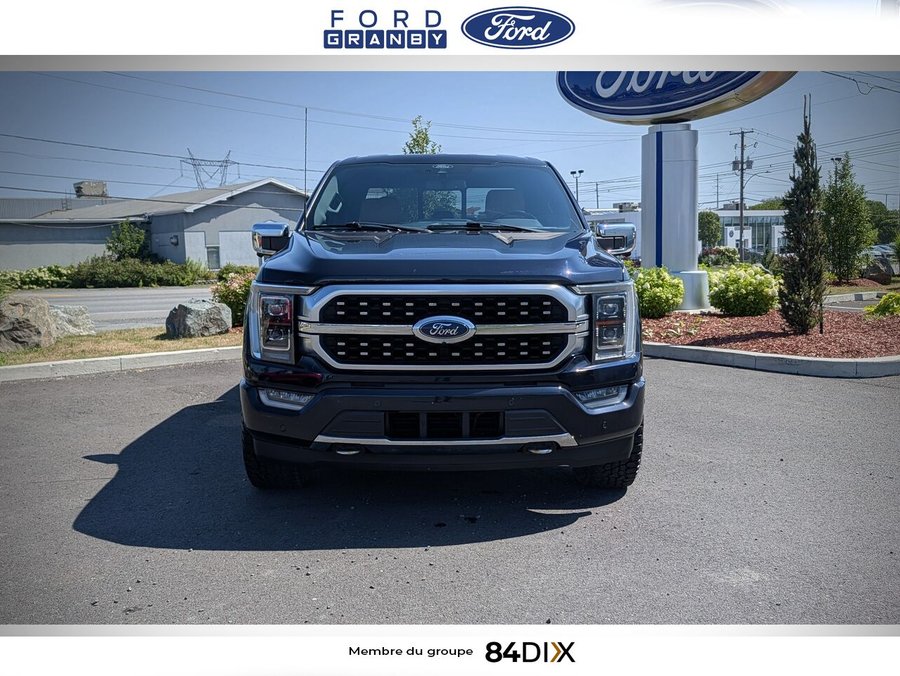 Ford F-150 Platinum SuperCrew 4RM caisse de 6,5 pi 2021 Bleu