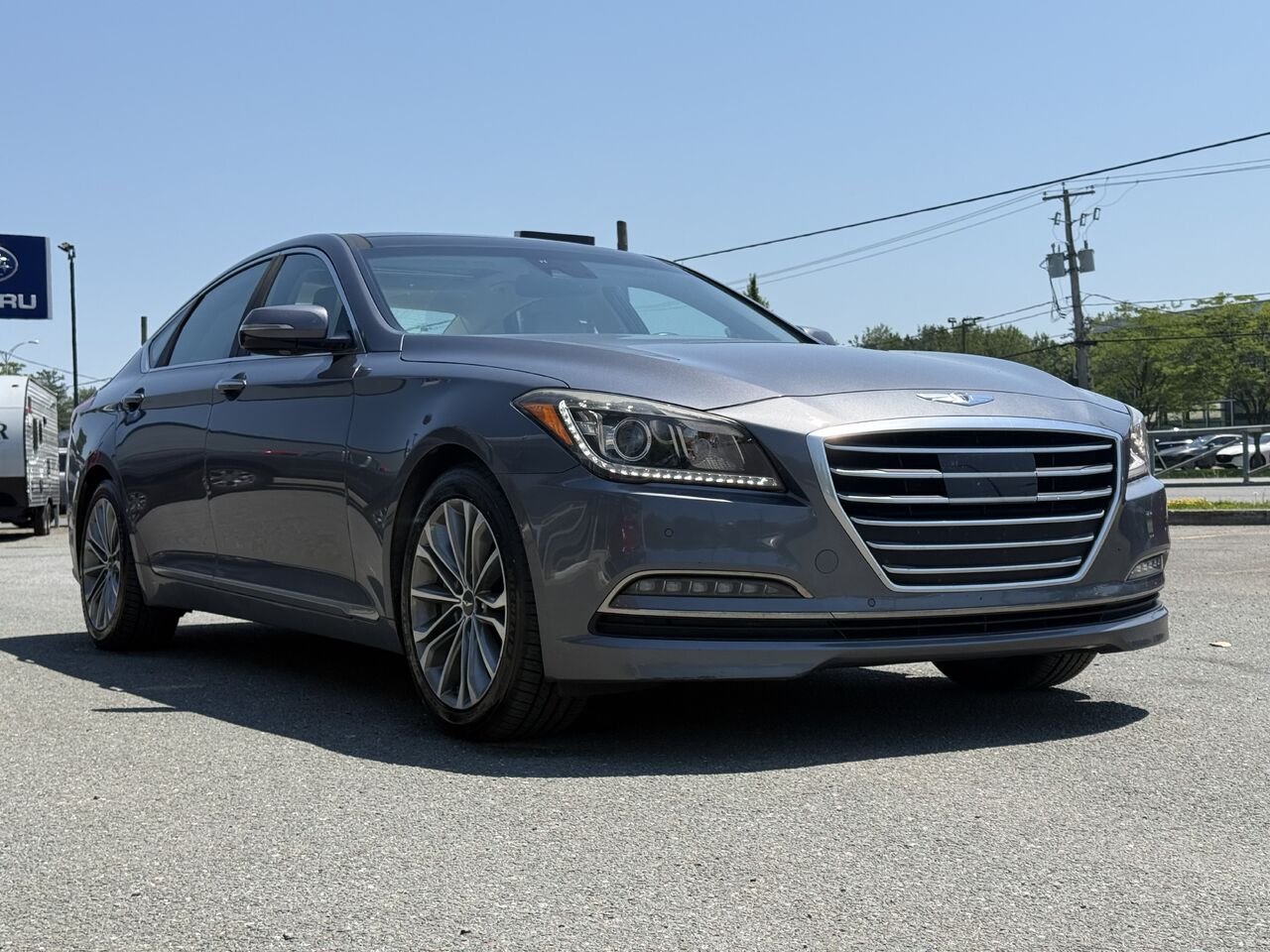 Hyundai Genesis 3.8 2016 Gris Granby - photo #9