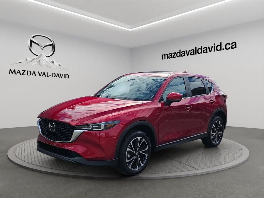 Mazda CX-5 Gs, awd, Toit ouvrant, volant et rétroviseurs chauffants, hayon électrique 2025 Rouge vibrant cristal métallisé
